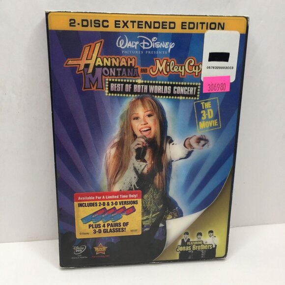 Set 3 DVD Hannah Montana Pop Star Profile Life's You Make Both Worlds 3D Concert - Picture 12 of 16